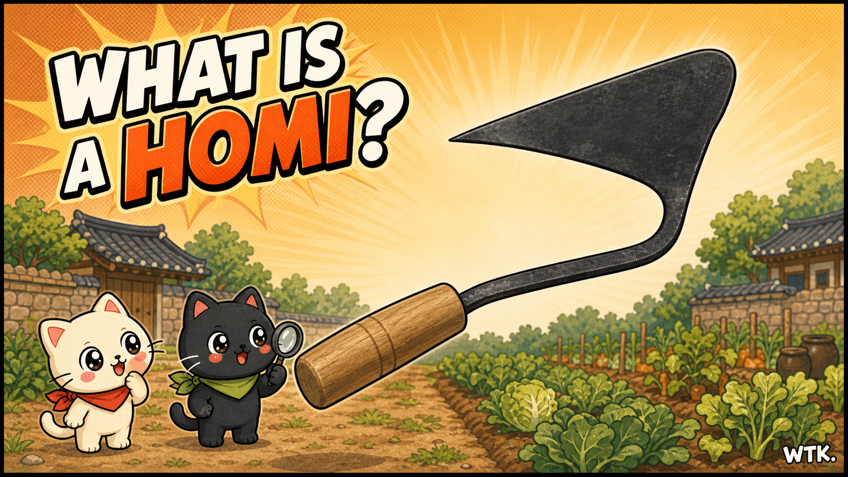 What Is a Homi? — a faithful Yeongju-style Korean hand plow with a swept triangular blade